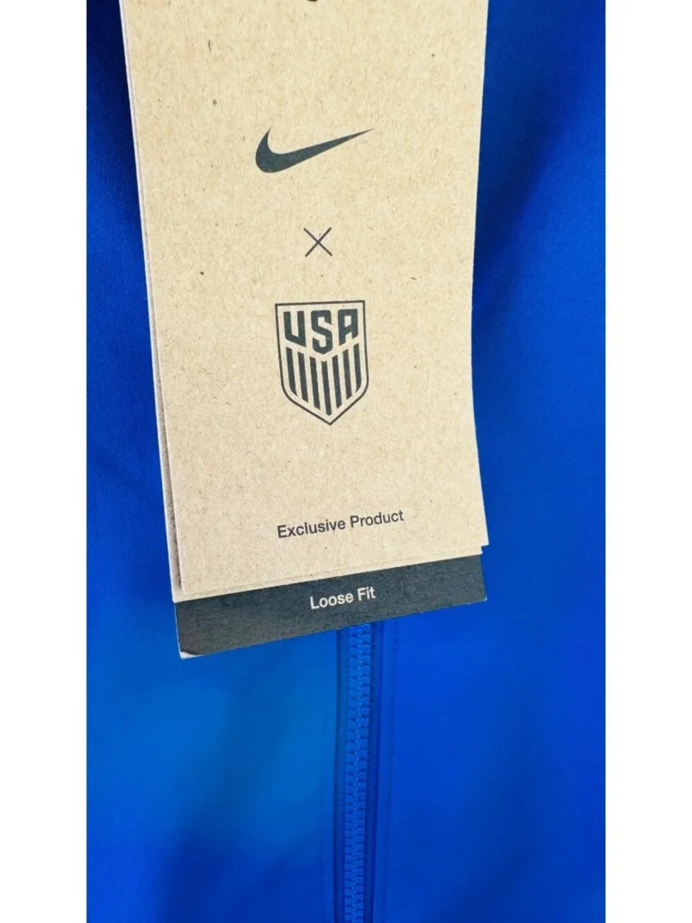 Nike USMNT USA Soccer Jacket Men S Dri-Fit Strike Blue Full Zip Sweater FJ2910-4